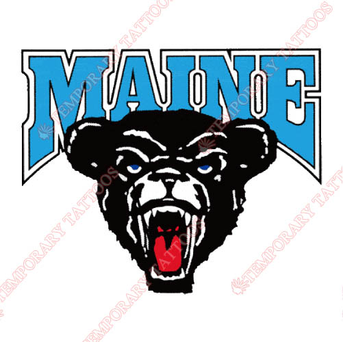 Maine Black Bears Customize Temporary Tattoos Stickers NO.4930